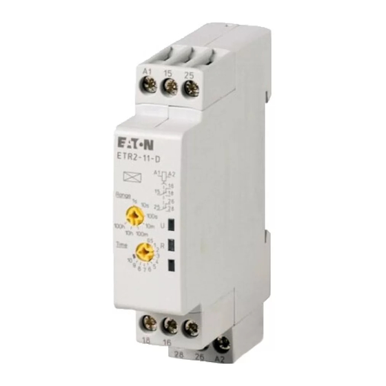 Eaton ETR2 Instruction Leaflet