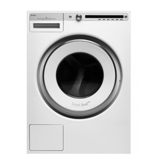 Asko W4086X/1/2 Instructions For Use Manual