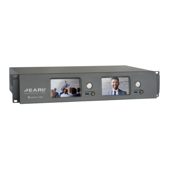 epiphan video Epiphan Pearl-2 User Manual