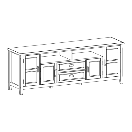 SIMPLIHOME brooklyn+max WyndenHall AXCRBUR72-AWH Manuals