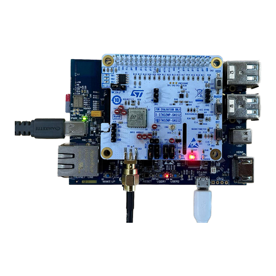 ST X-STM32MP-GNSS2 Getting Started