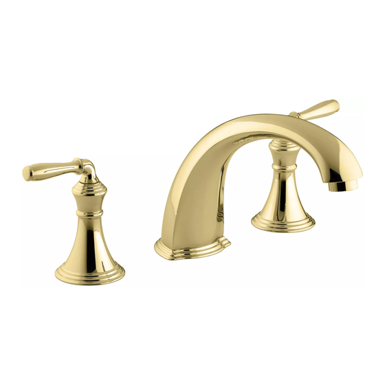 Kohler Devonshire T398-4 Series Manuals