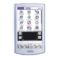 Sony CLIE PEG-N610C Operating Instructions Manual