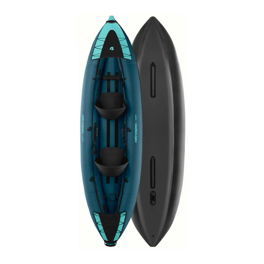 Retrospec Coaster 2 Person - Inflatable Kayak Manual