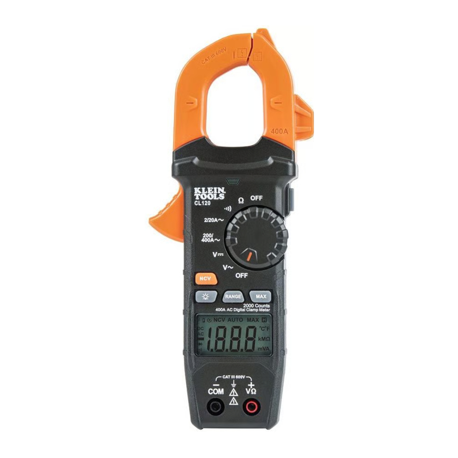 Klein Tools CL120 Manual