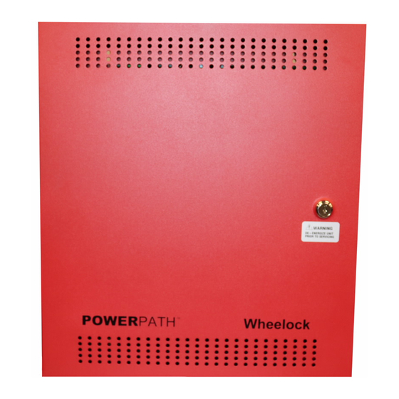 Wheelock POWERPATH PS-12-24-8 Manuals