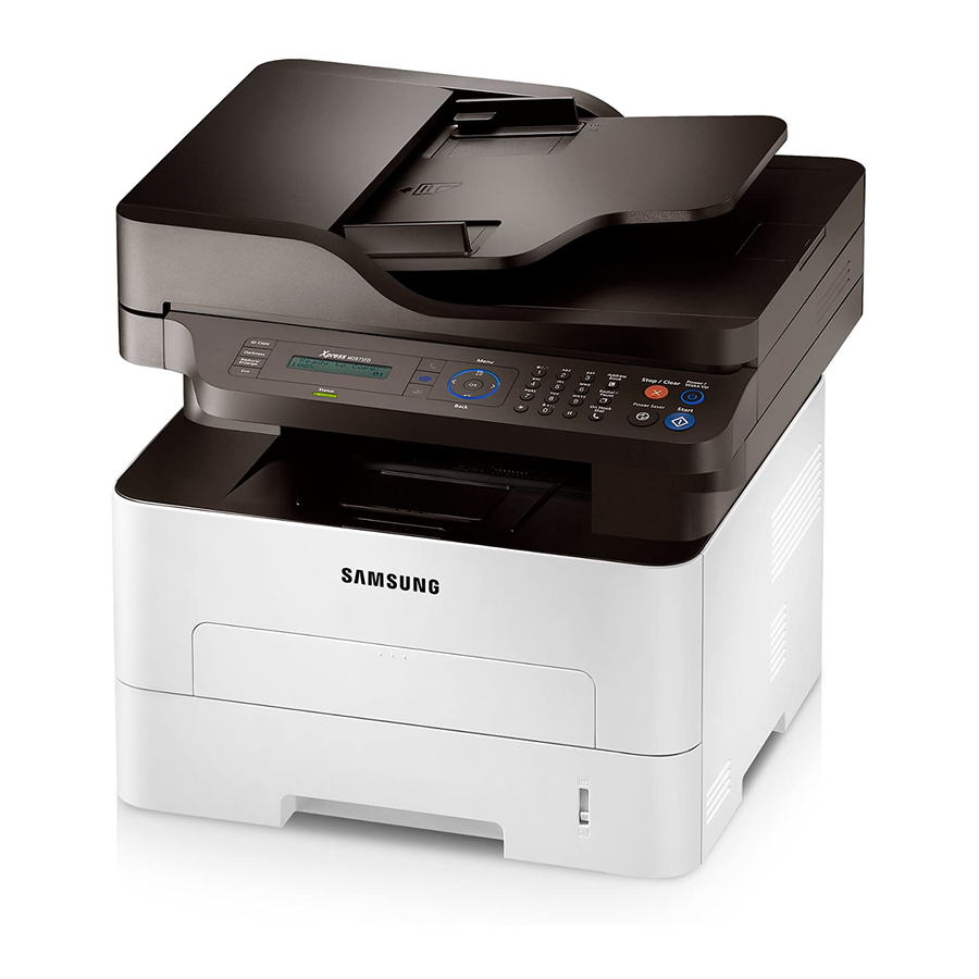 Samsung Xpress M2875FD Specifications