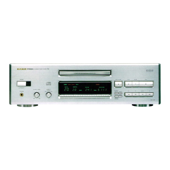 Onkyo DX-708 Instruction Manual