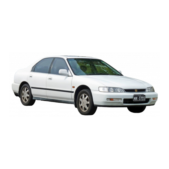 Honda 1997 Accord Coupe Online Reference Owner's Manual