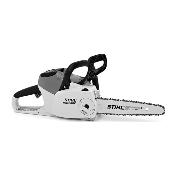 Stihl MSA 160 C Instruction Manual