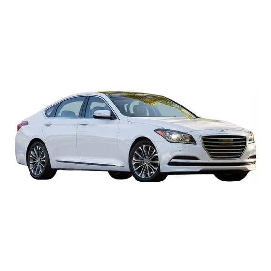 Genesis G80 Quick Reference Manual