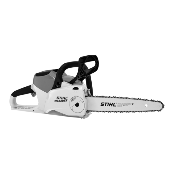 Stihl MSA 160 C Instruction Manual