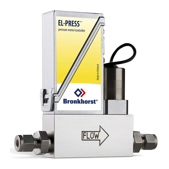 BRONKHORST EL-PRESS Series Instruction Manual