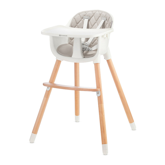 User Manuals: Kinderkraft SIENNA 2-in-1 High Chair