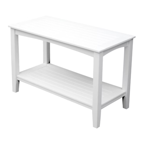 SEASIDE CASUAL FURNITURE ENVIRO WOOD 095 Instruction