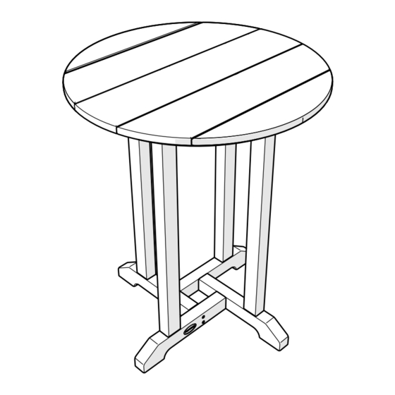 Polywood PWS1296-1 Assembly Instructions