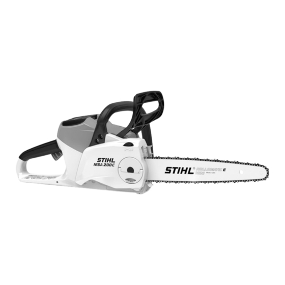 Stihl MSA 160 C Instruction Manual