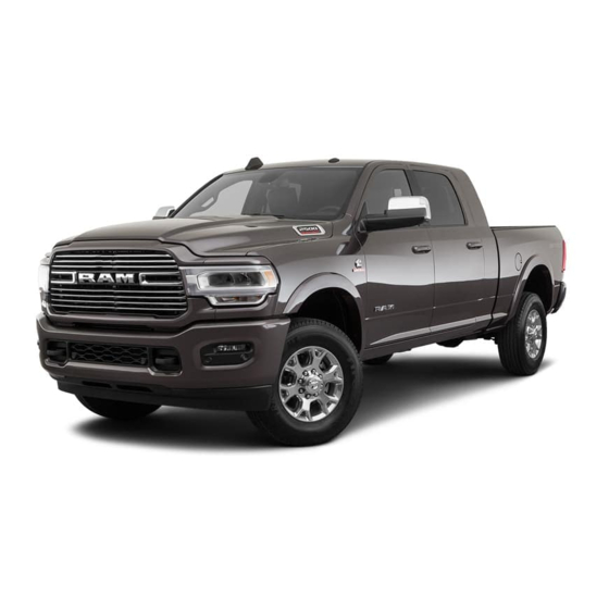 RAM 2500 2020 Owner's Manual