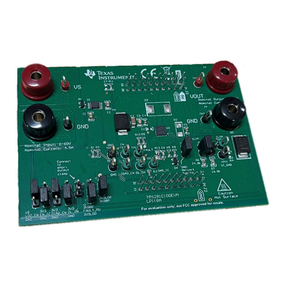 Texas Instruments TPS281C100 User Manual