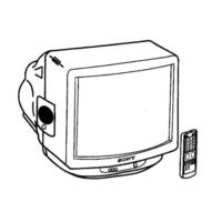 Sony Black Trinitron KV-M1400D Operating Instructions Manual