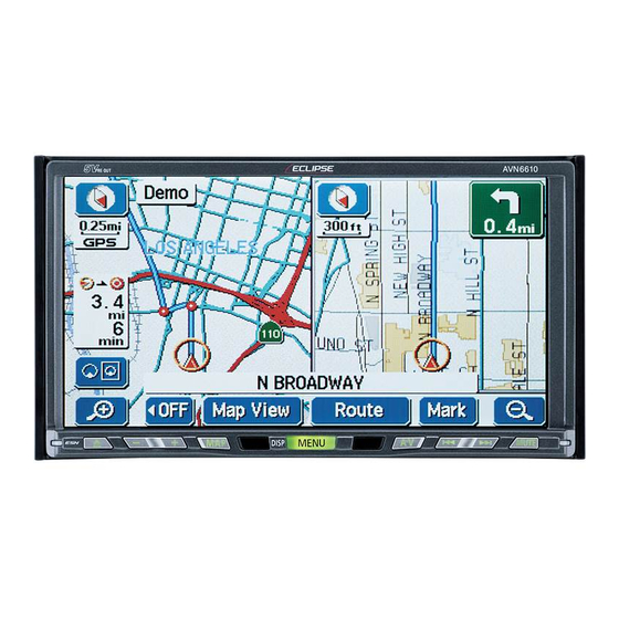 Eclipse AVN5510 Owner's Manual