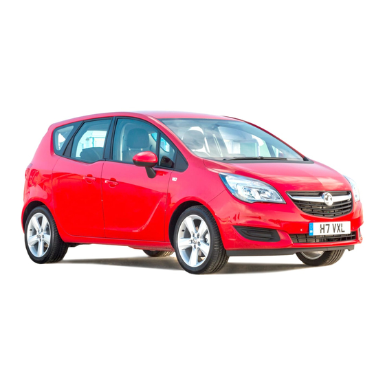 Vauxhall Meriva Infotainment Manual