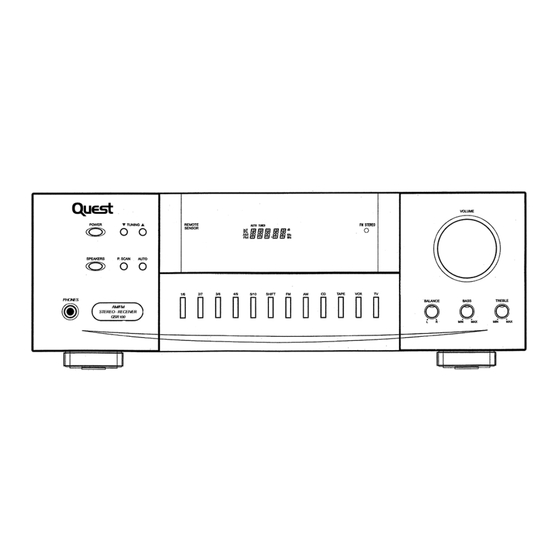Quest Engineering QSR1000 Instructional Manual