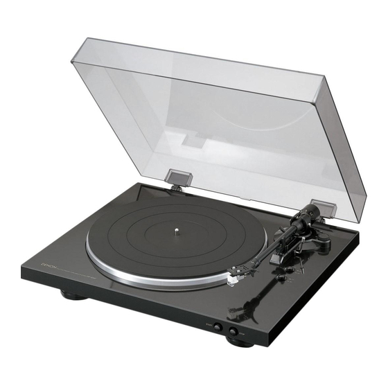 Denon DP-300F Operating Instructions Manual