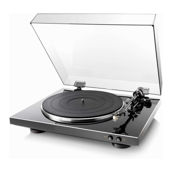 Denon DP-300F Operating Instructions Manual