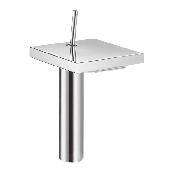 Hans Grohe AXOR Starck X 10070000 Assembly Instructions Manual