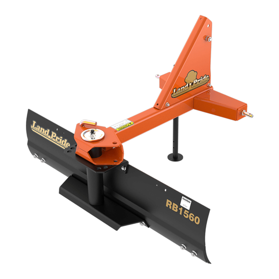 Land Pride RB05 Series Operator's Manual