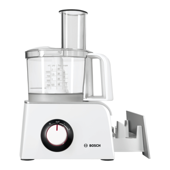 Bosch MCM4006GB Operating Instructions Manual