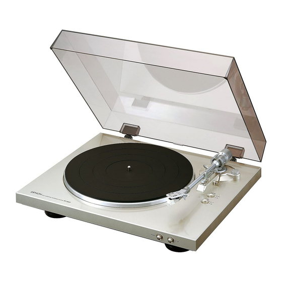 Denon DP 300F Instrucciones De Funcionamiento