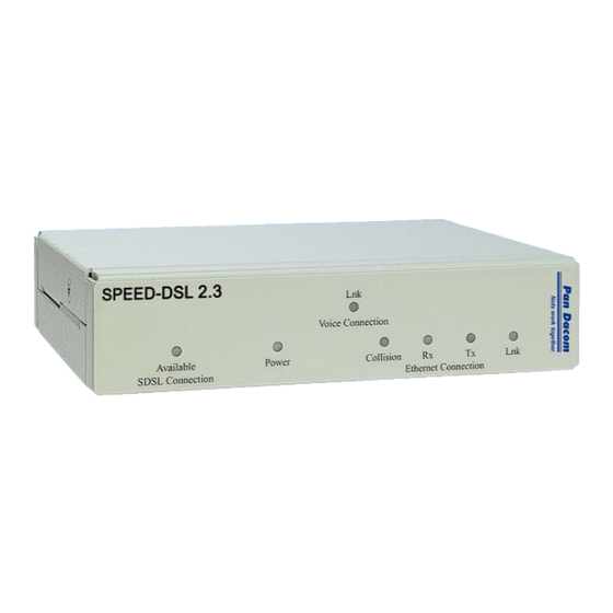 Pan Dacom SPEED-DSL 2.3 Manual