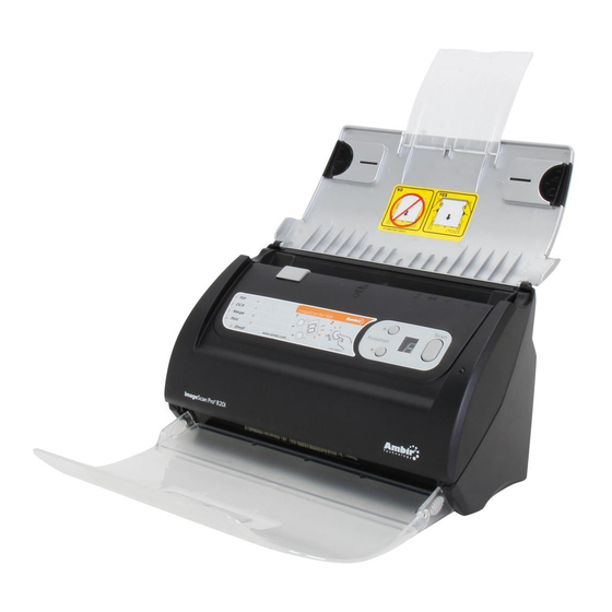 Ambir ImageScan Pro 820i Quick Start Manual
