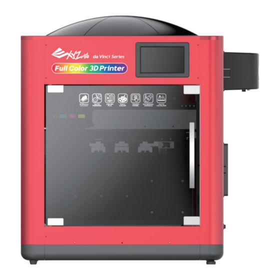 XYZ Printing da Vinci Color User Manual