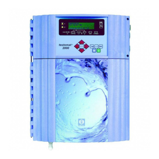 Testomat 2000 THCL Operating Instructions Manual