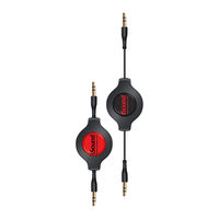 ISOUND RETRACTABLE AUDIO CABLE TWIN PACK User Manual