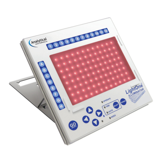 Analytical Sales & Services LightOne Red Illuminator FS Manuals
