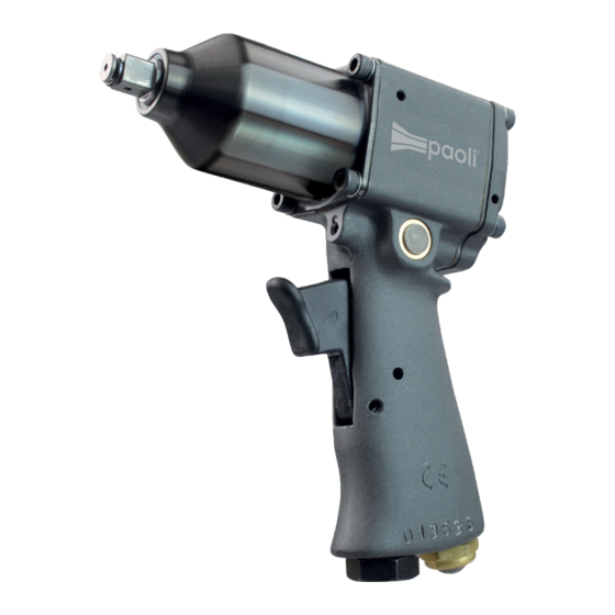 Paoli Avvitatori DP 92 Operating And Maintenance Manual