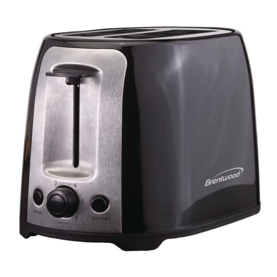 Brentwood Appliances COOL TOUCH TS-292B Operating And Safety Instructions Manual