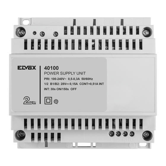 Vimar Elvox 40100 Manuals