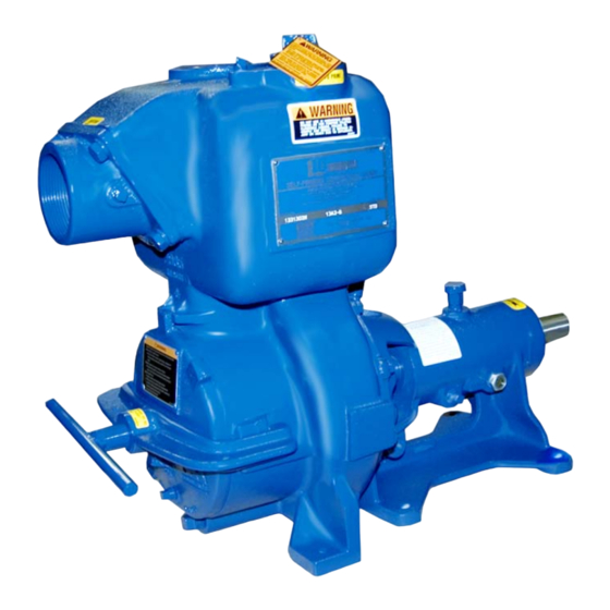 GORMAN-RUPP PUMPS 13A2-B Installation, Operation, And Maintenance Manual With Parts List