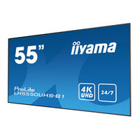 Iiyama ProLite LH5550UHS-B1 User Manual