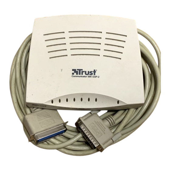 Trust Communicator 56K ESP-2 Fax Modem Manuals