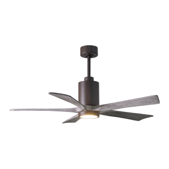 Atlas fan company Patricia-5 Instructions Manual