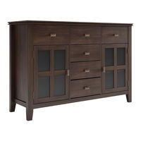 SIMPLIHOME Brooklyn+Max WyndenHall AXCHOL012-GR Manual