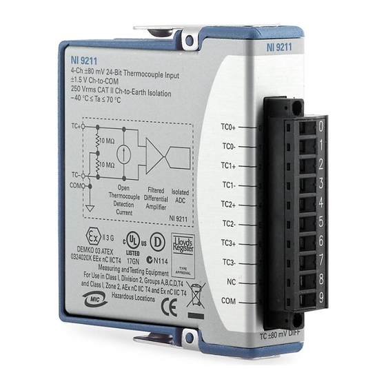 NI 9211 Calibration Procedure