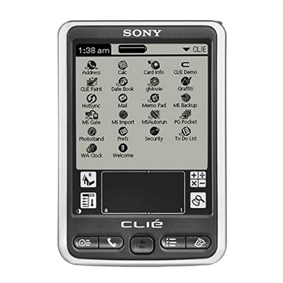 Sony CLIE PEG-SL10 Specifications
