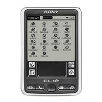 Sony CLIE PEG-SL10 Operating Instructions Manual